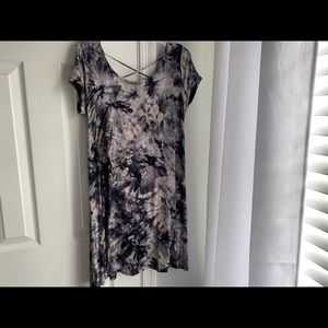 acid wash tie dye dress🖤